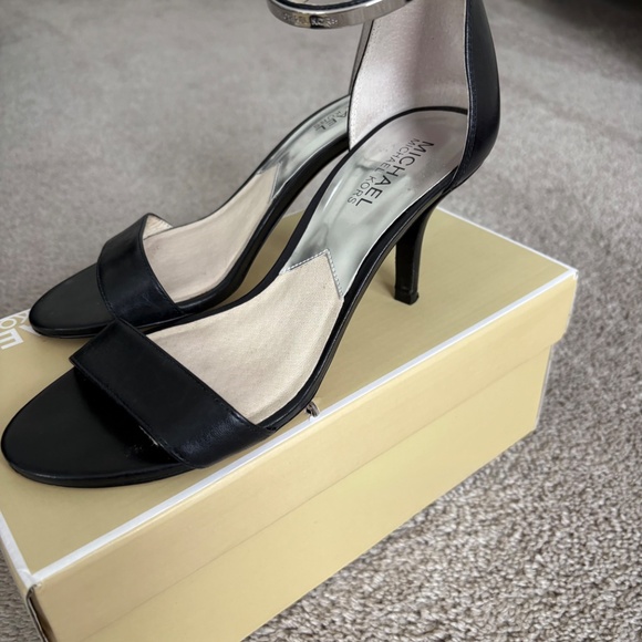 Michael Kors black strappy heels - Picture 2 of 3